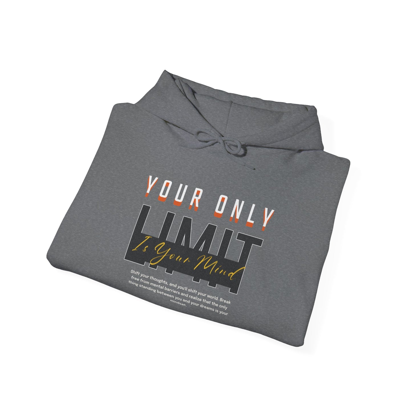 Limitless Mind - Unisex Heavy Blend™ Hooded Sweatshirt Motivational Quote Hoodie Inspirational Gift Pullover