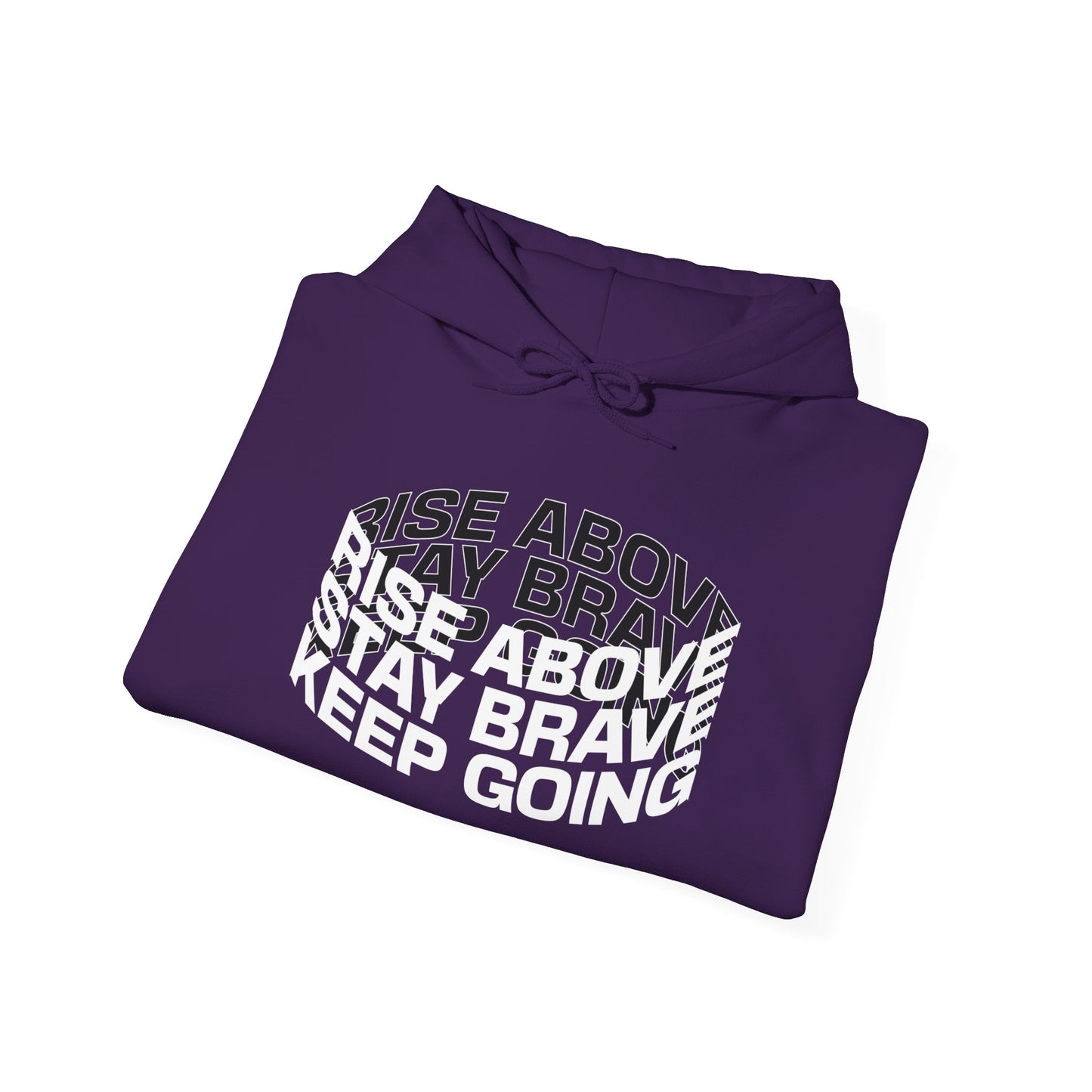 Rise Above - Unisex Heavy Blend™ Hooded Sweatshirt Empowerment Hoodie Motivational, Inspirational