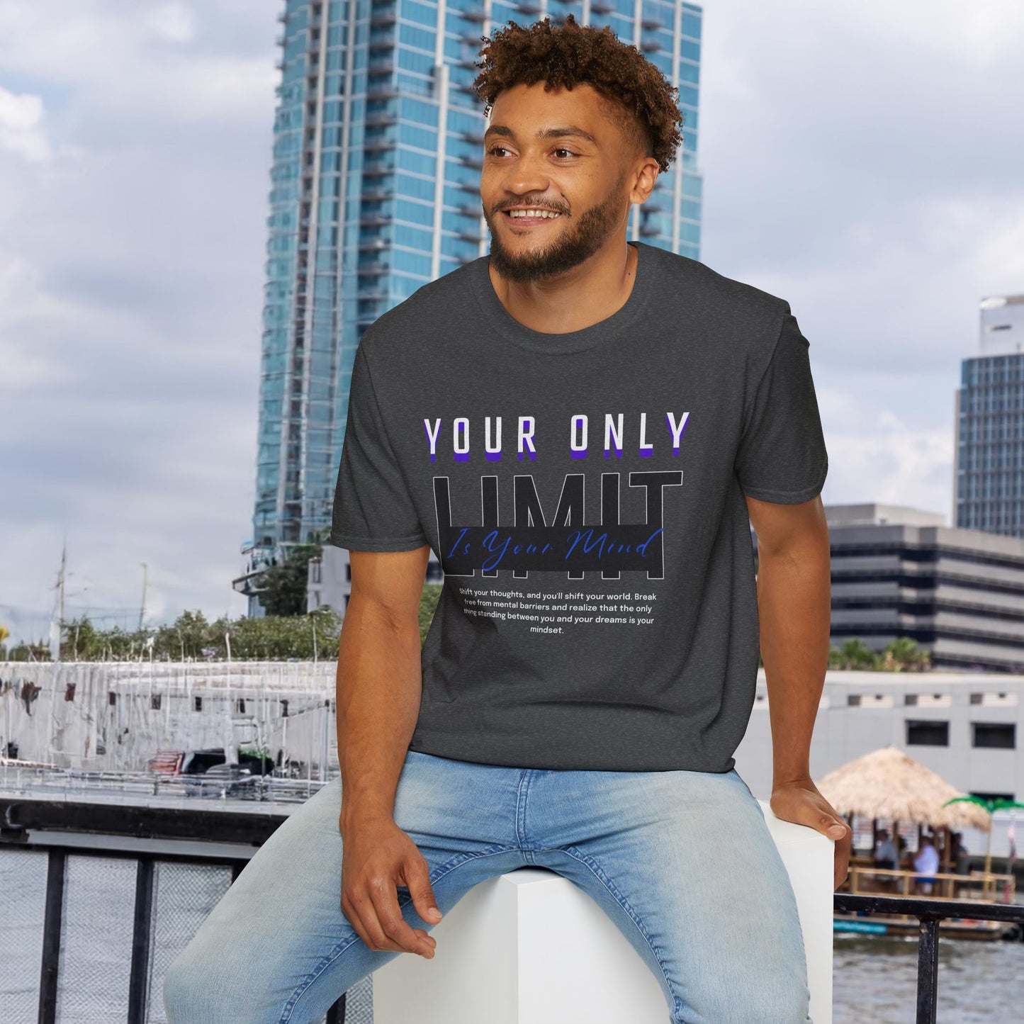 Limitless Mind - Unisex T-shirt™ Tee Motivational Quote Hoodie Inspirational Gift Pullover Men's Women's