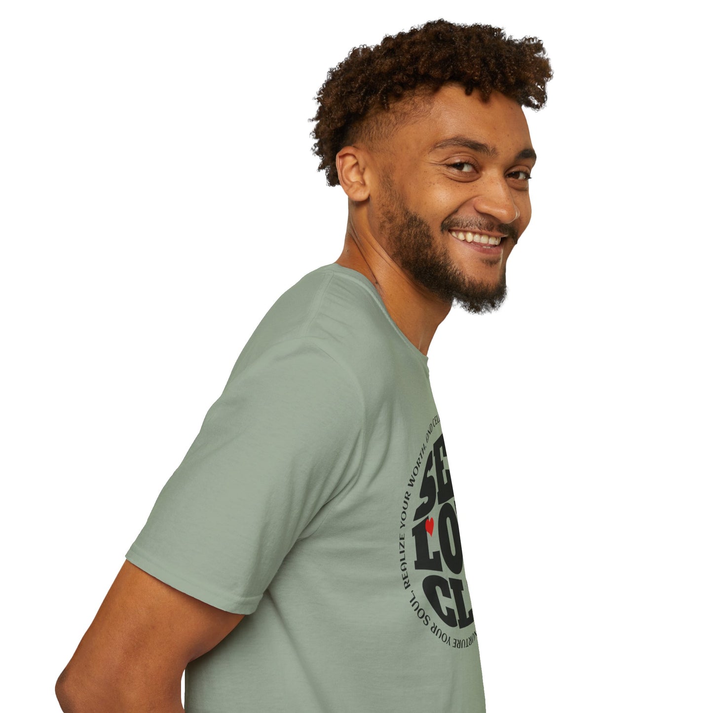 Self Love Club - Unisex Softstyle T-Shirt Motivational Self Esteem Tshirt