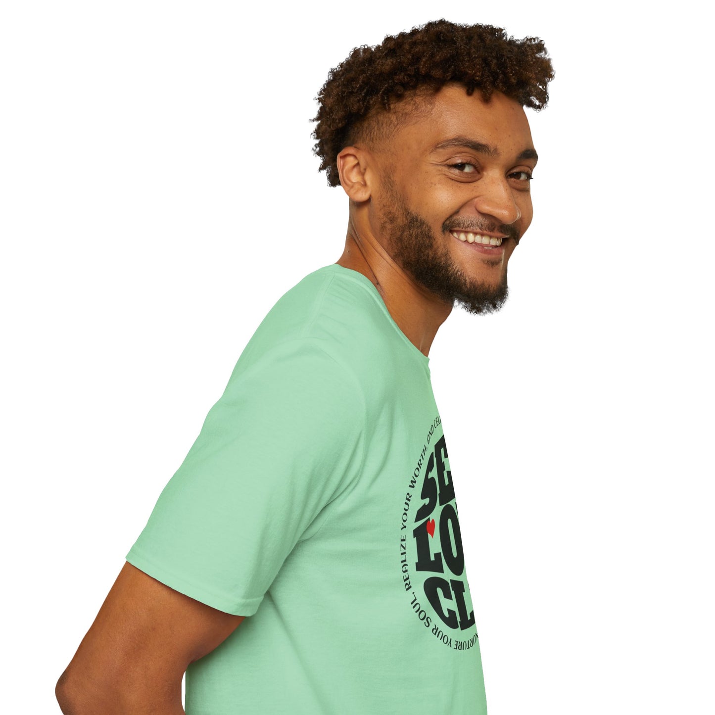 Self Love Club - Unisex Softstyle T-Shirt Motivational Self Esteem Tshirt