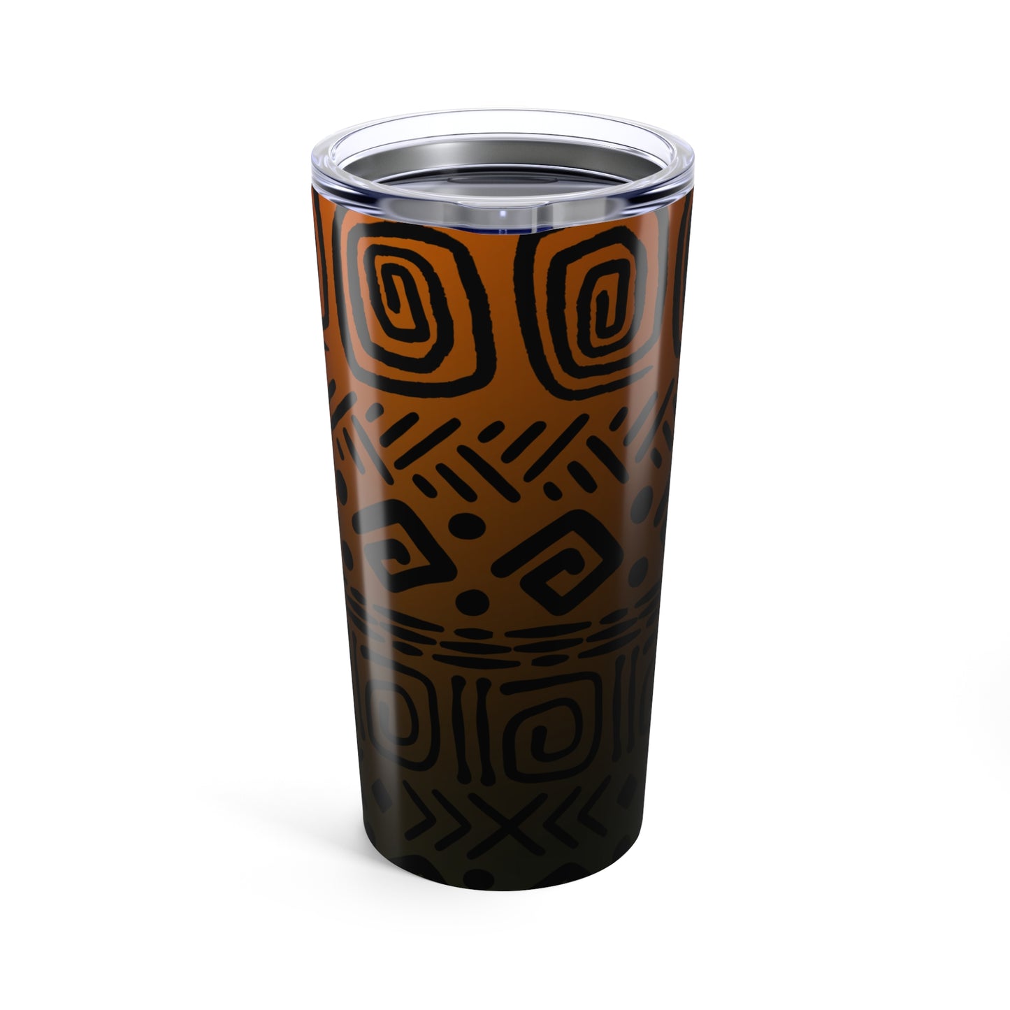 Tribal Pattern 20oz Tumbler | Abstract Cultural Boho Design 20oz Tumbler - Stylish Travel Mug for Coffee and Tea Lovers