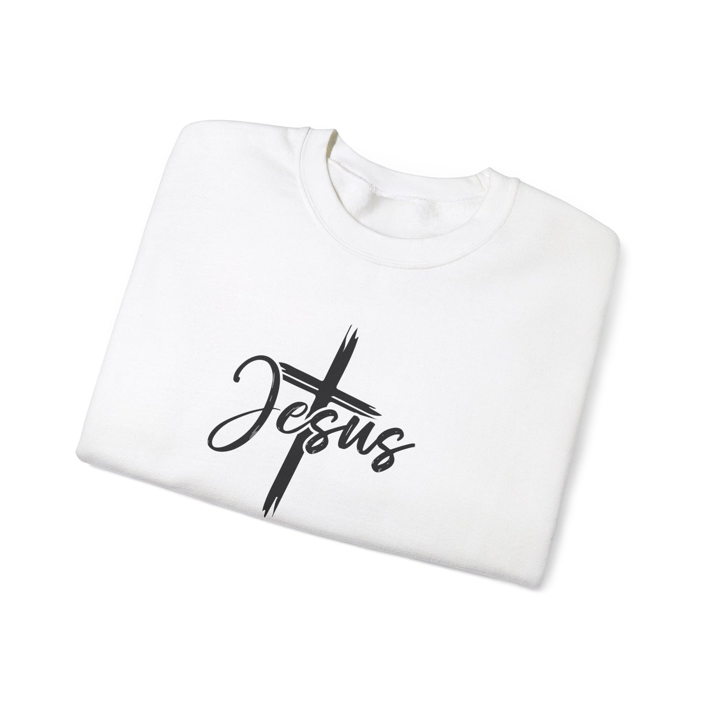 Speak the Name of Jesus™ Crewneck Sweatshirt Prayer Faith Religious Christian Gifts