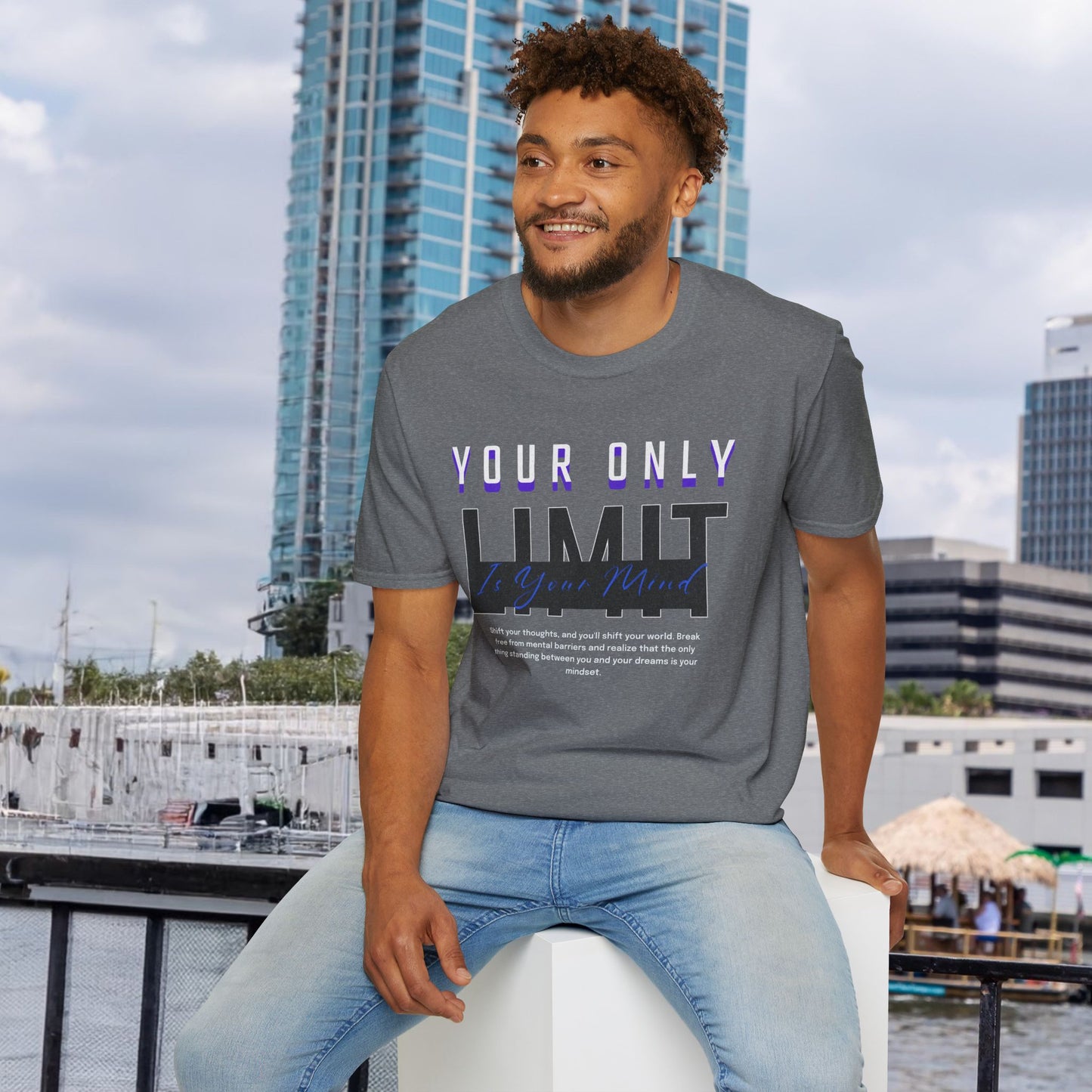 Limitless Mind - Unisex T-shirt™ Tee Motivational Quote Hoodie Inspirational Gift Pullover Men's Women's