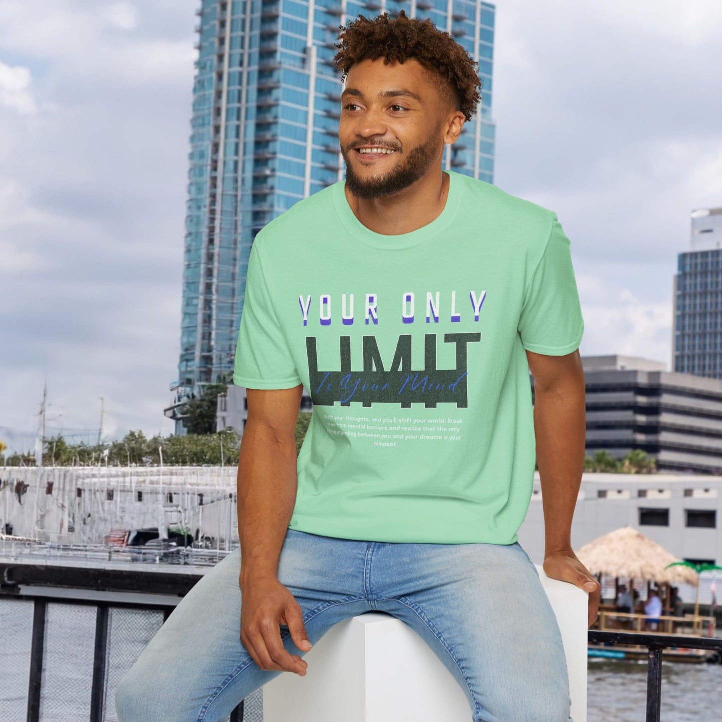 Limitless Mind - Unisex T-shirt™ Tee Motivational Quote Hoodie Inspirational Gift Pullover Men's Women's
