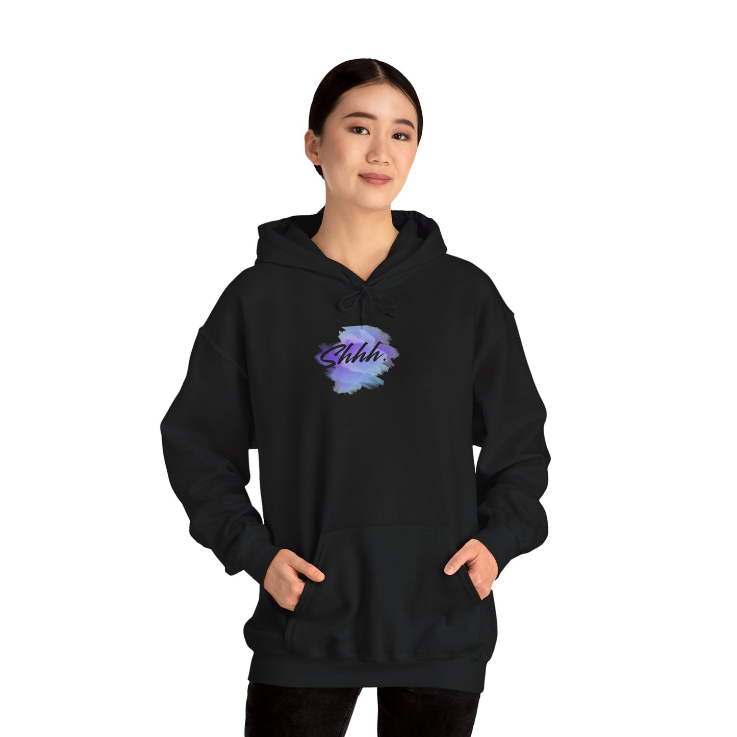 Stay Silent -Unisex Heavy Blend™ Hooded Sweatshirt, Women's sarcastic hoodie, sassy graphic quote top, double-sided