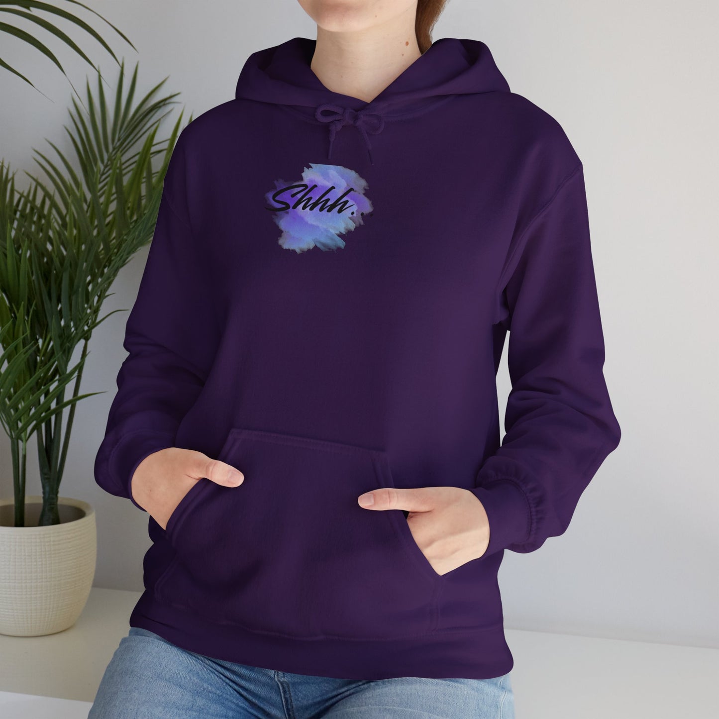 Stay Silent -Unisex Heavy Blend™ Hooded Sweatshirt, Women's sarcastic hoodie, sassy graphic quote top, double-sided