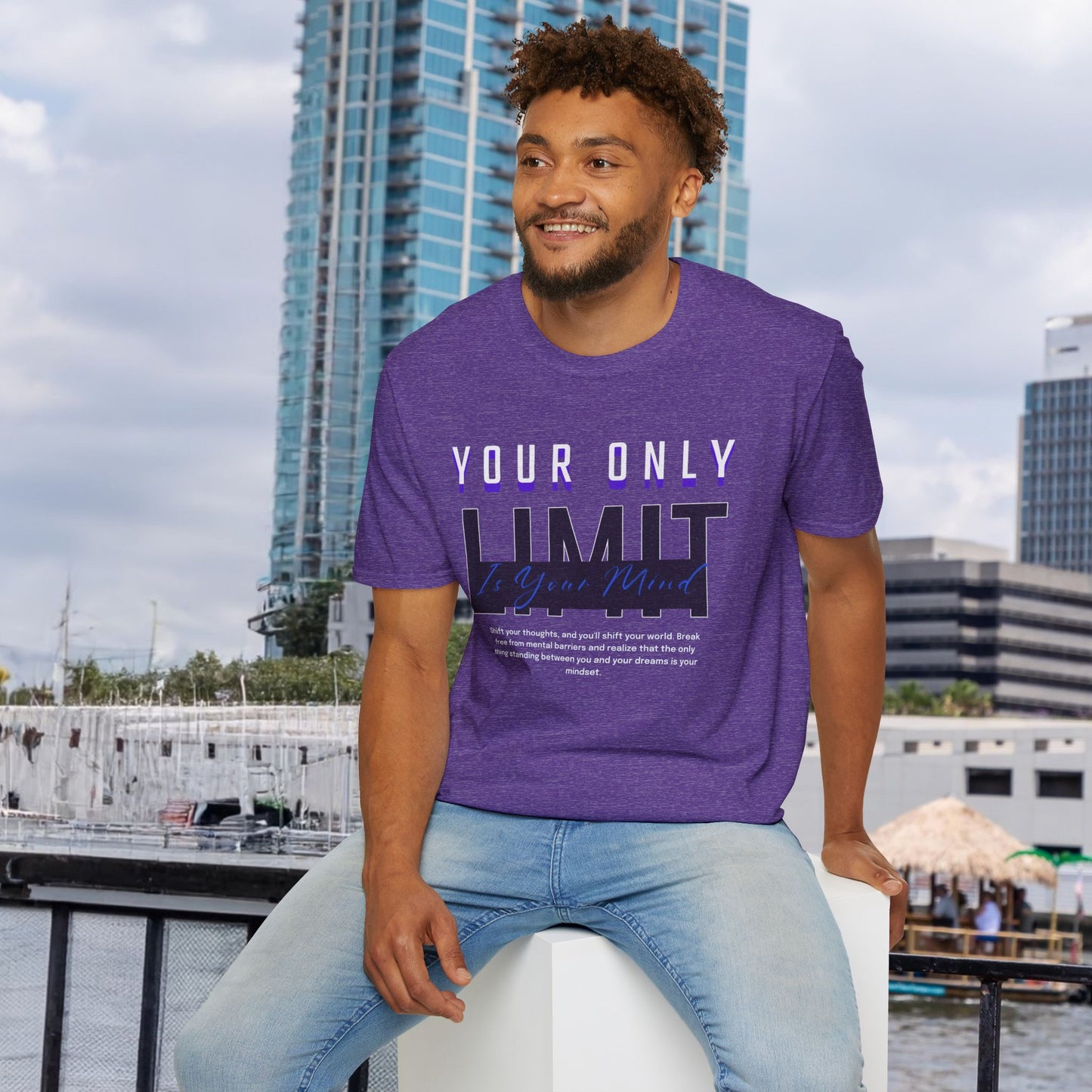 Limitless Mind - Unisex T-shirt™ Tee Motivational Quote Hoodie Inspirational Gift Pullover Men's Women's