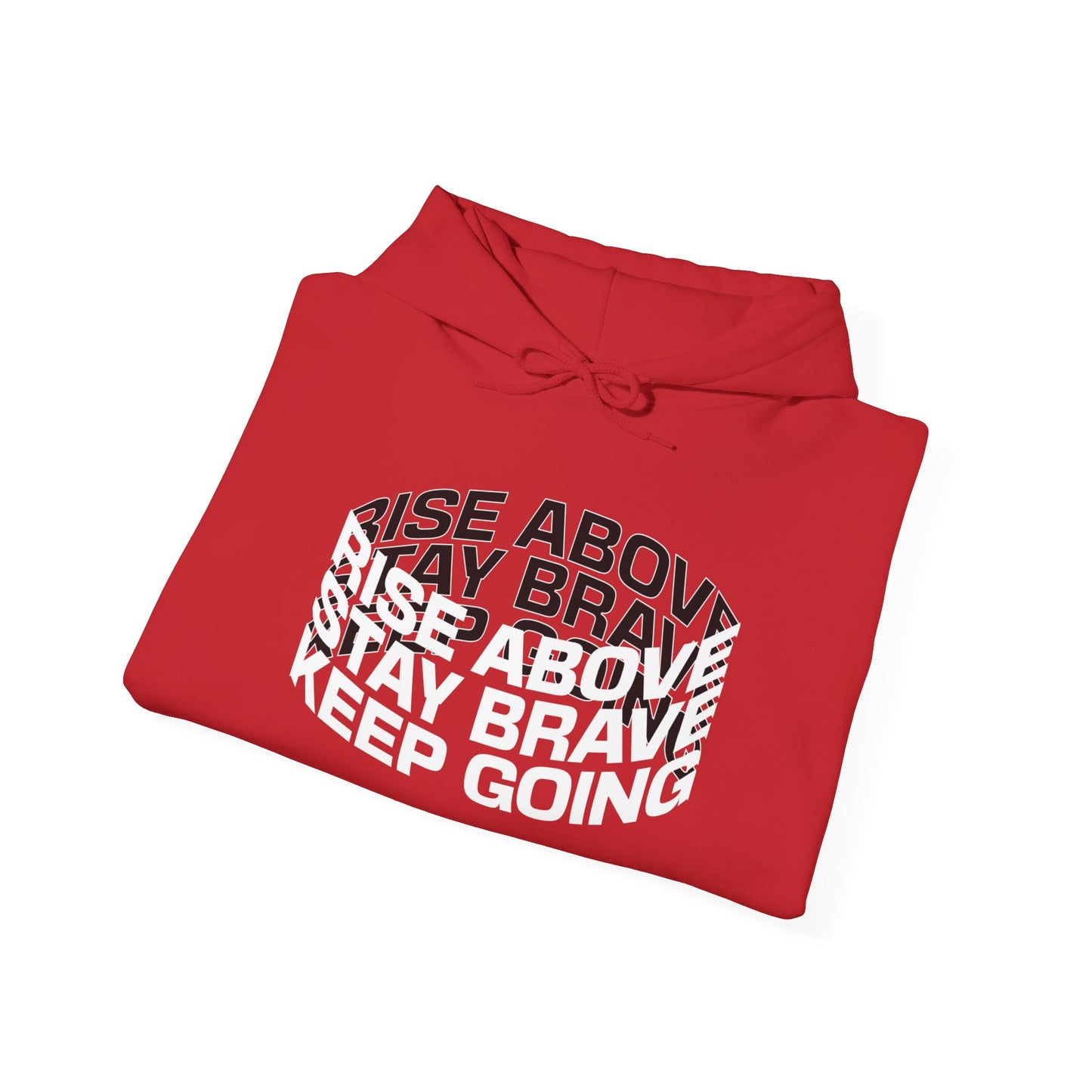 Rise Above - Unisex Heavy Blend™ Hooded Sweatshirt Empowerment Hoodie Motivational, Inspirational