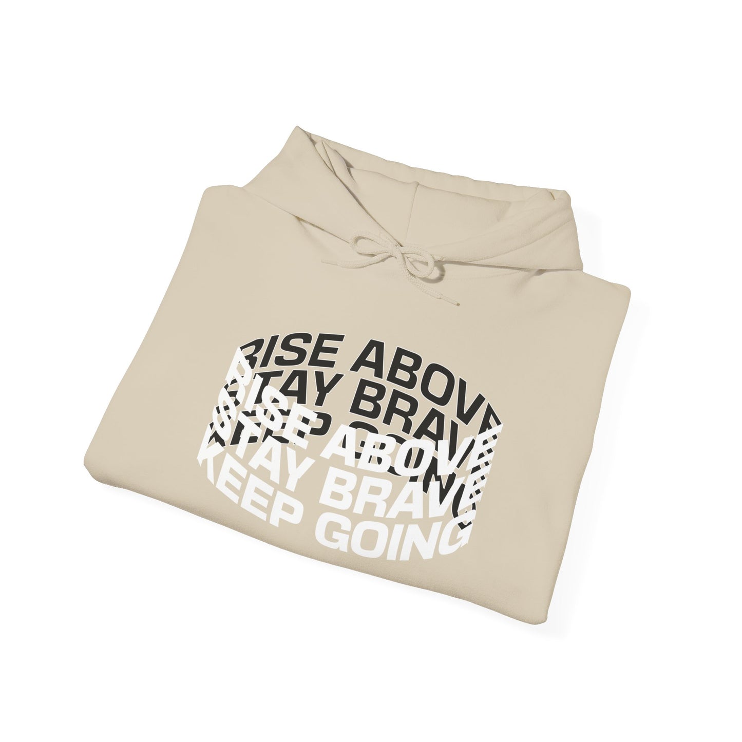 Rise Above - Unisex Heavy Blend™ Hooded Sweatshirt Empowerment Hoodie Motivational, Inspirational