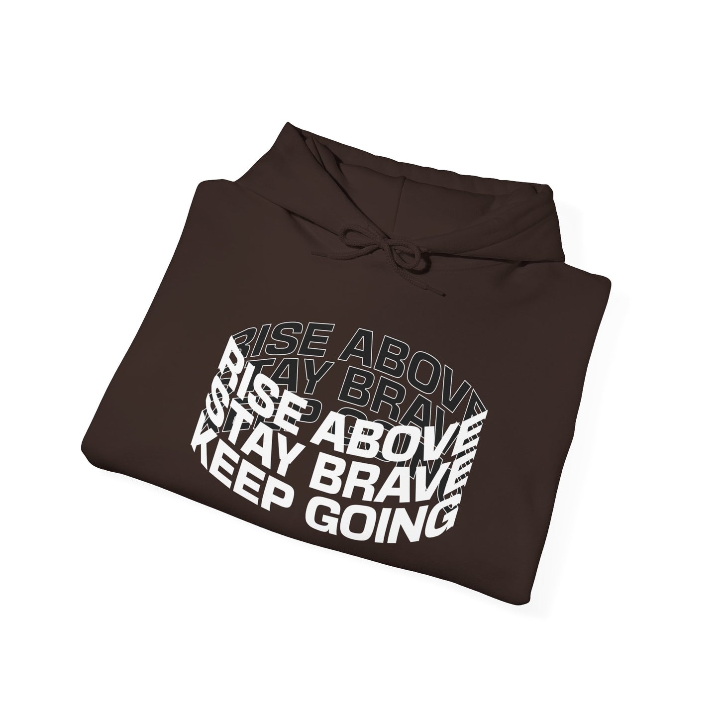 Rise Above - Unisex Heavy Blend™ Hooded Sweatshirt Empowerment Hoodie Motivational, Inspirational
