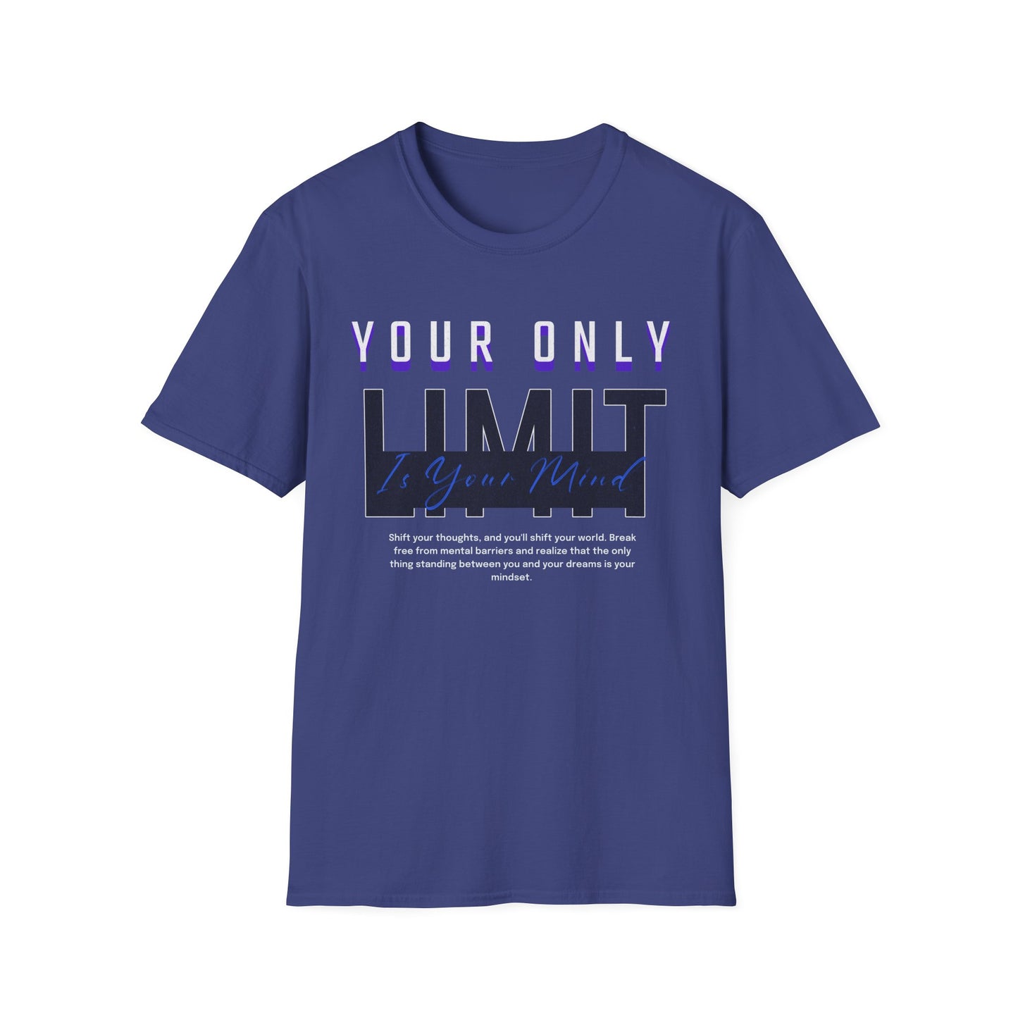 Limitless Mind - Unisex T-shirt™ Tee Motivational Quote Hoodie Inspirational Gift Pullover Men's Women's