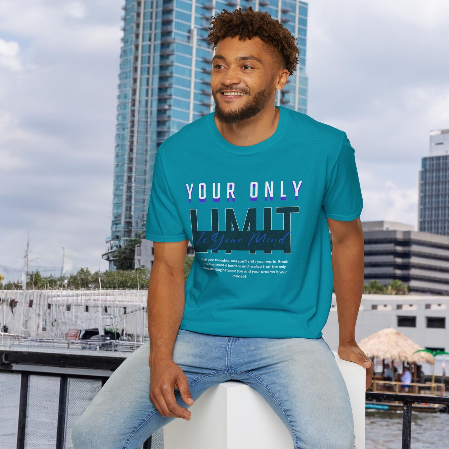 Limitless Mind - Unisex T-shirt™ Tee Motivational Quote Hoodie Inspirational Gift Pullover Men's Women's