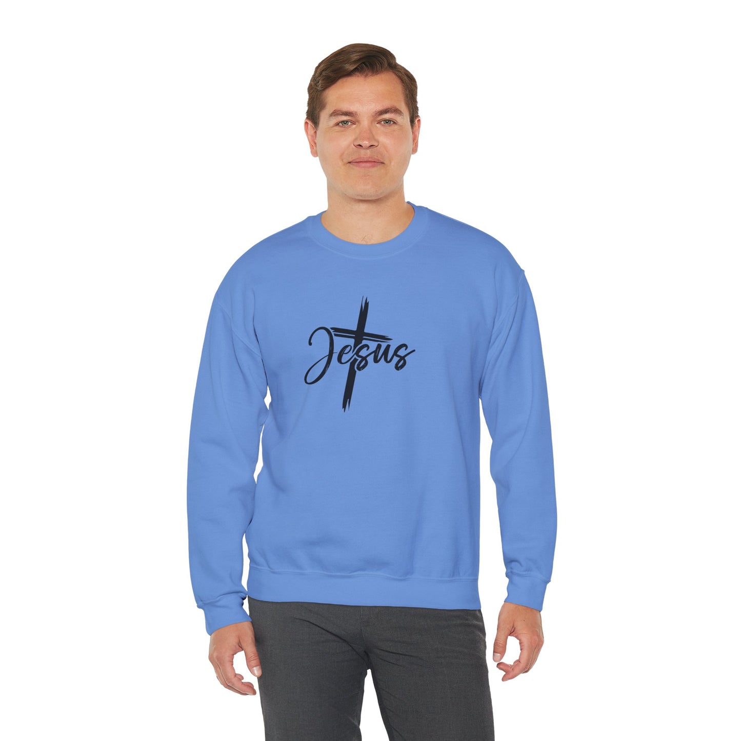 Speak the Name of Jesus™ Crewneck Sweatshirt Prayer Faith Religious Christian Gifts
