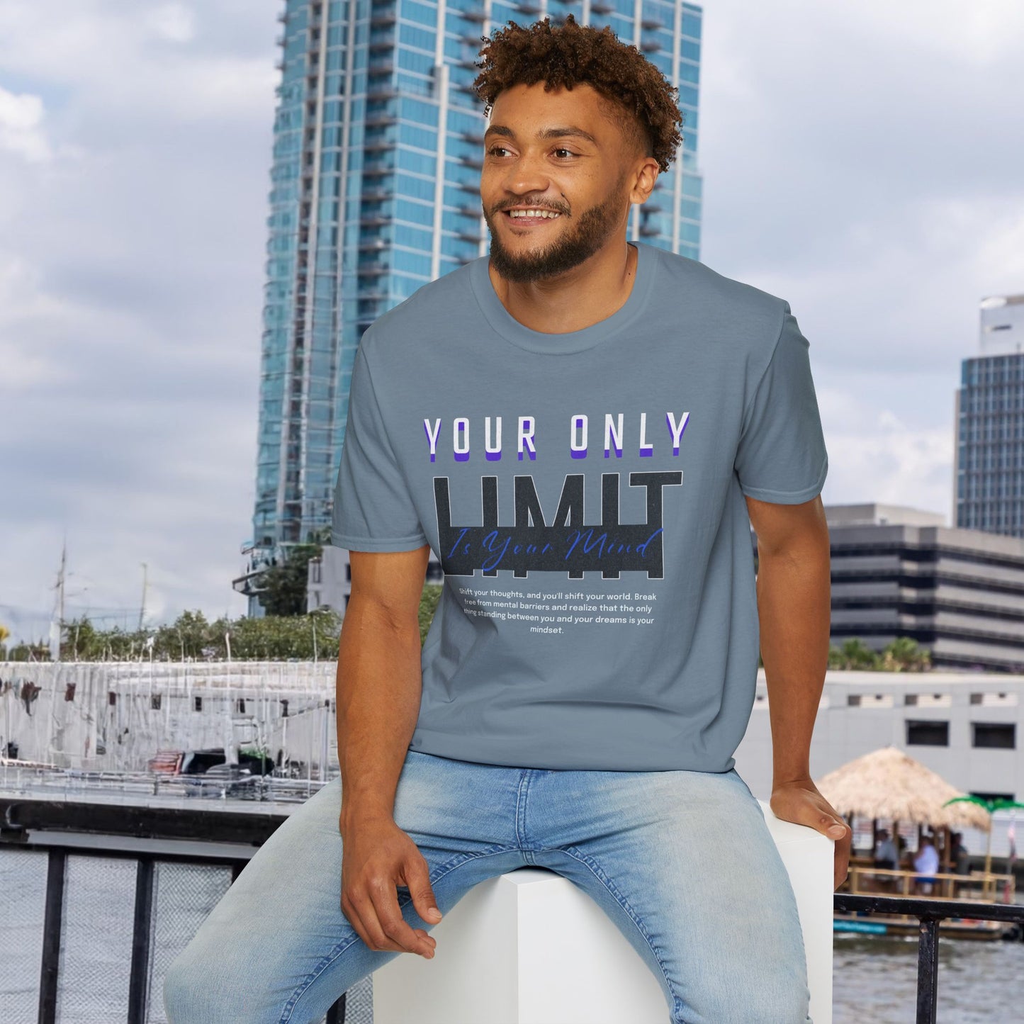 Limitless Mind - Unisex T-shirt™ Tee Motivational Quote Hoodie Inspirational Gift Pullover Men's Women's