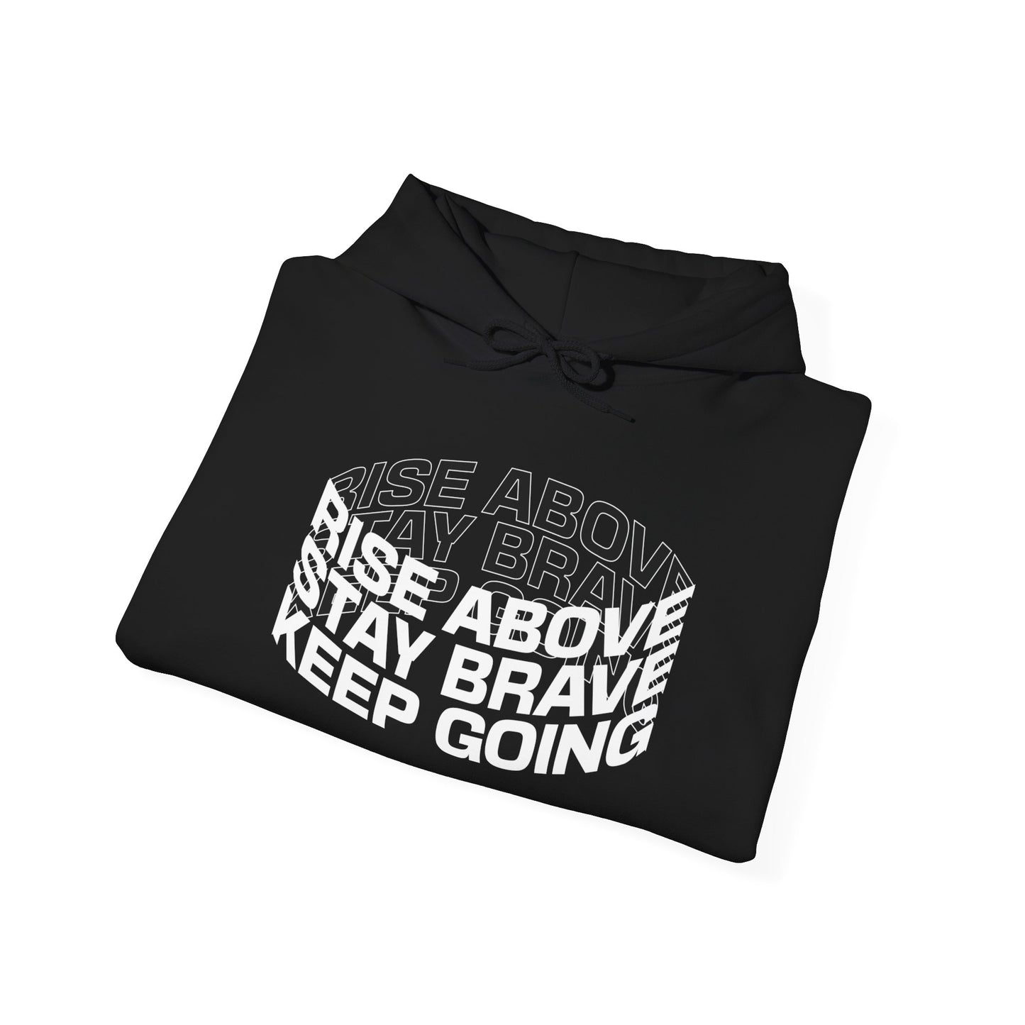 Rise Above - Unisex Heavy Blend™ Hooded Sweatshirt Empowerment Hoodie Motivational, Inspirational
