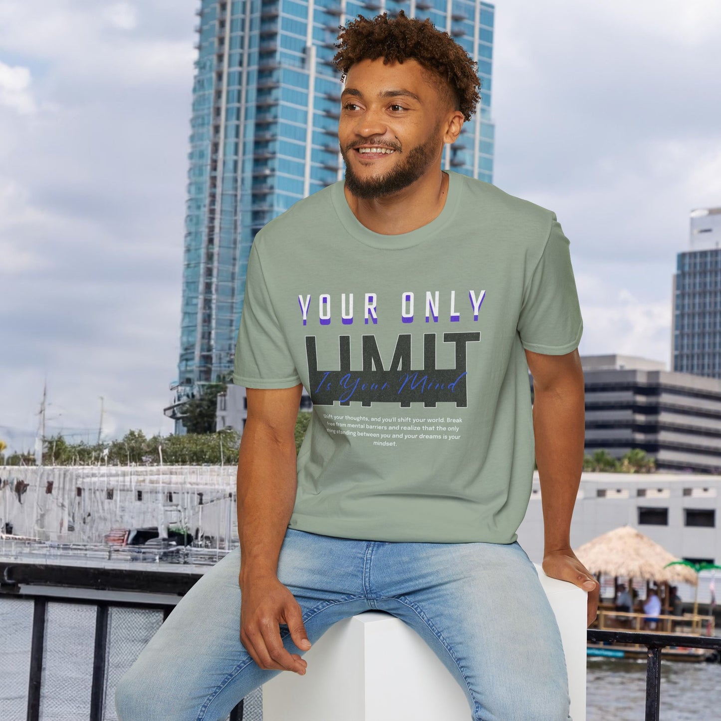 Limitless Mind - Unisex T-shirt™ Tee Motivational Quote Hoodie Inspirational Gift Pullover Men's Women's