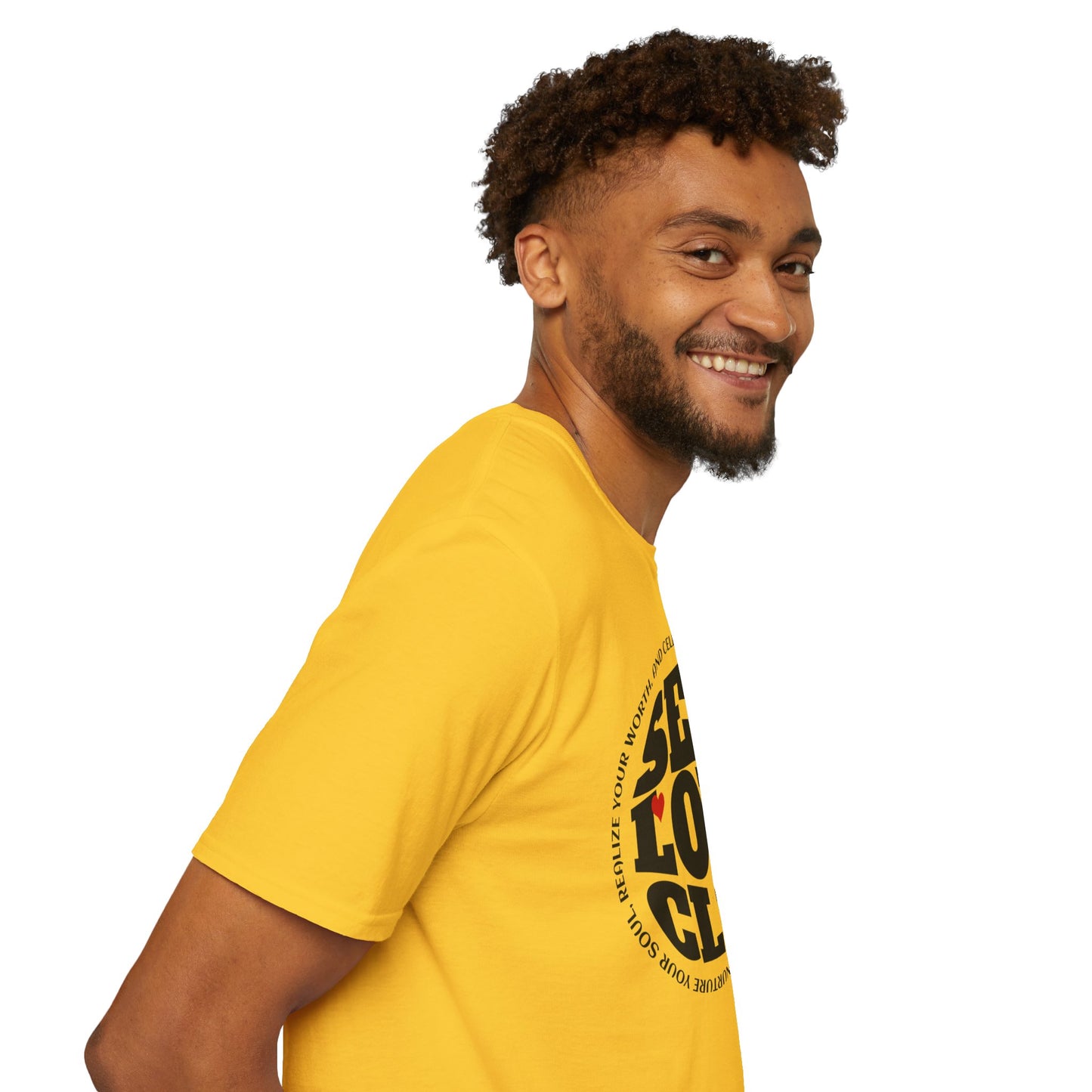 Self Love Club - Unisex Softstyle T-Shirt Motivational Self Esteem Tshirt