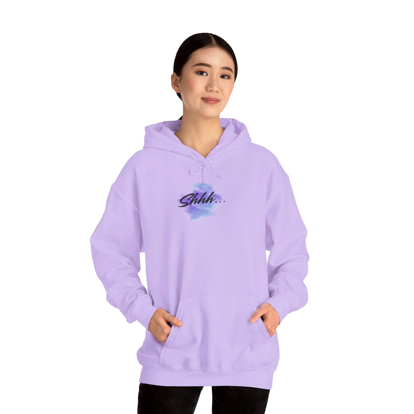 Stay Silent -Unisex Heavy Blend™ Hooded Sweatshirt, Women's sarcastic hoodie, sassy graphic quote top, double-sided
