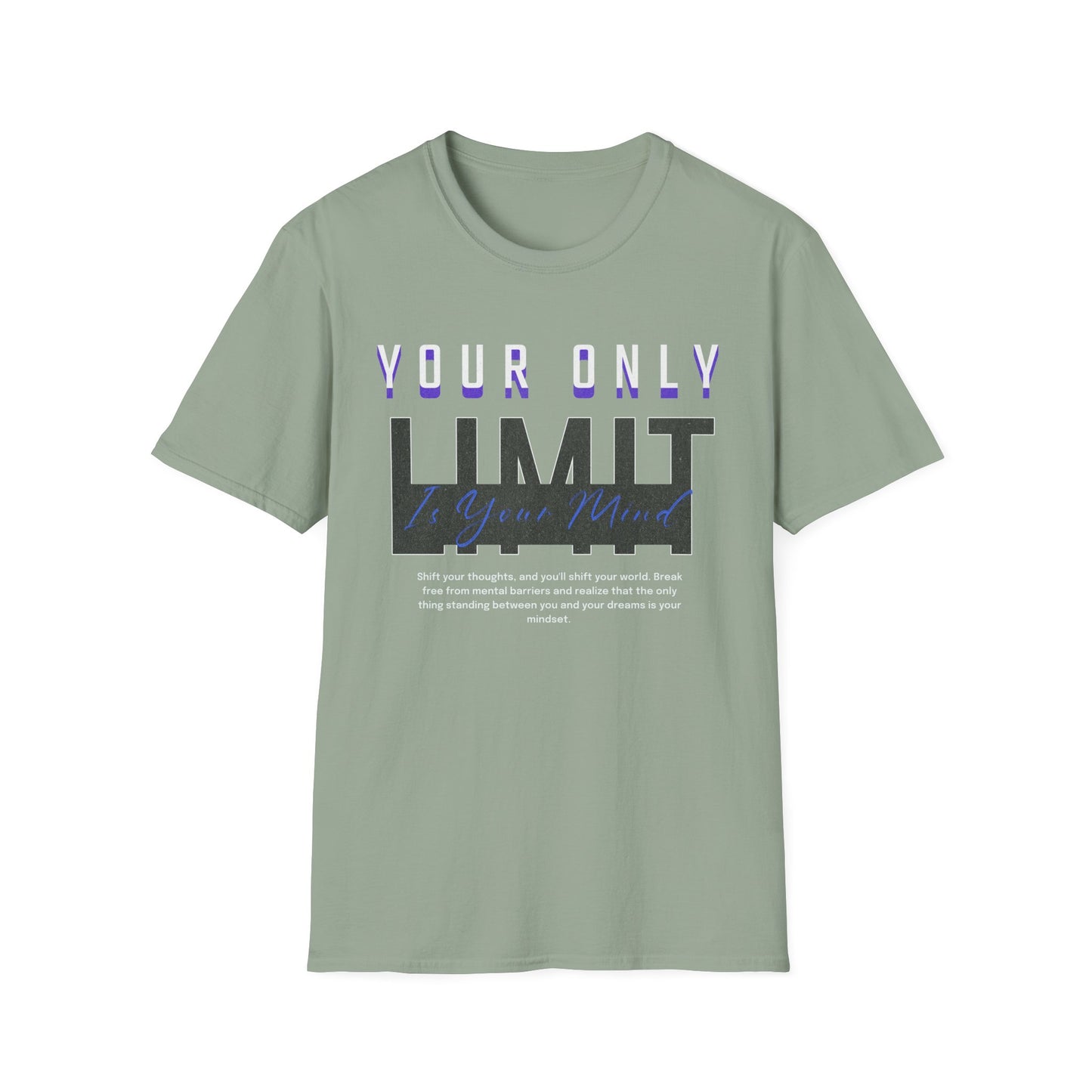 Limitless Mind - Unisex T-shirt™ Tee Motivational Quote Hoodie Inspirational Gift Pullover Men's Women's