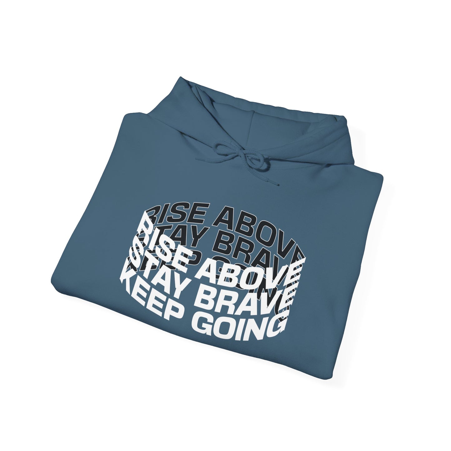 Rise Above - Unisex Heavy Blend™ Hooded Sweatshirt Empowerment Hoodie Motivational, Inspirational