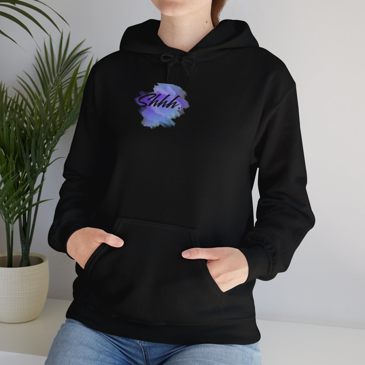 Stay Silent -Unisex Heavy Blend™ Hooded Sweatshirt, Women's sarcastic hoodie, sassy graphic quote top, double-sided
