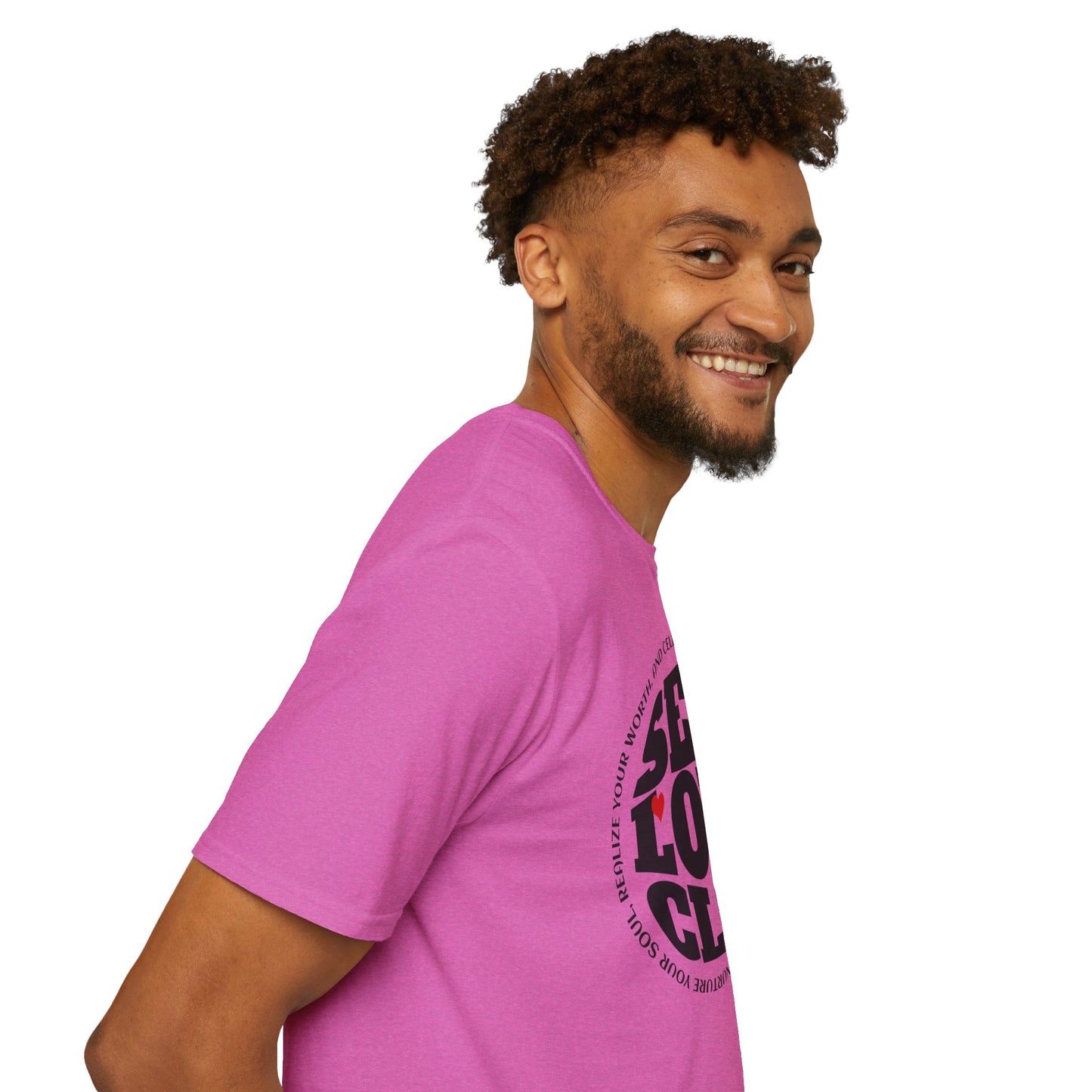 Self Love Club - Unisex Softstyle T-Shirt Motivational Self Esteem Tshirt