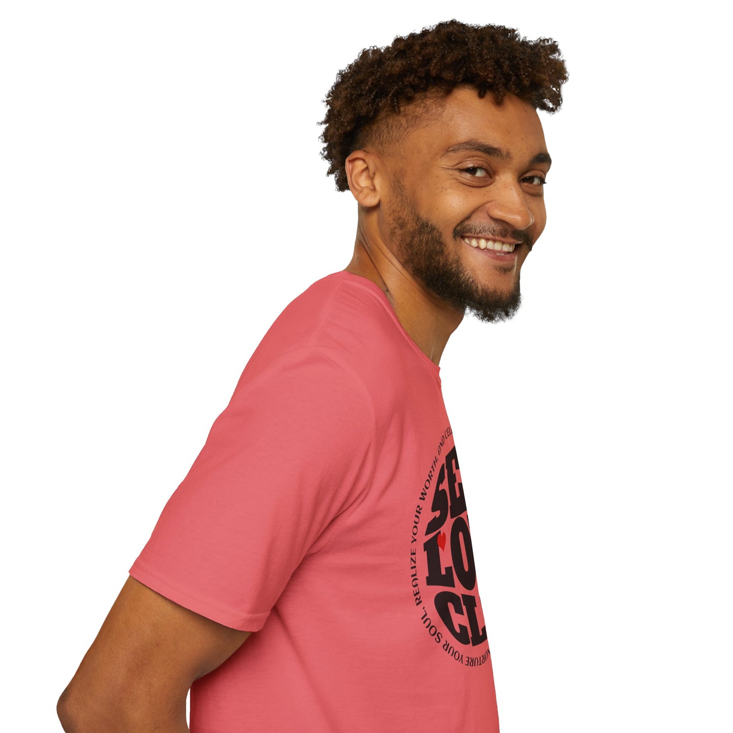 Self Love Club - Unisex Softstyle T-Shirt Motivational Self Esteem Tshirt