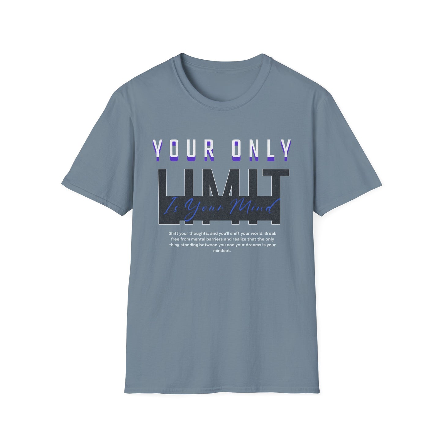 Limitless Mind - Unisex T-shirt™ Tee Motivational Quote Hoodie Inspirational Gift Pullover Men's Women's