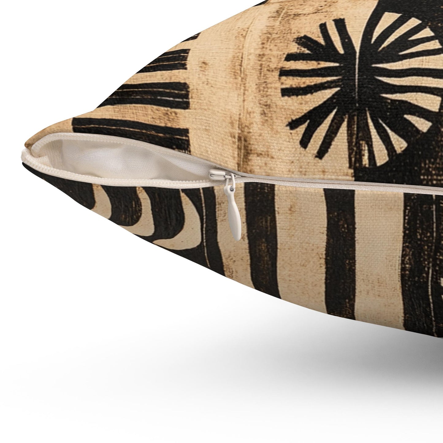 Heritage Threads Throw Pillow, African Print Square plush, accent