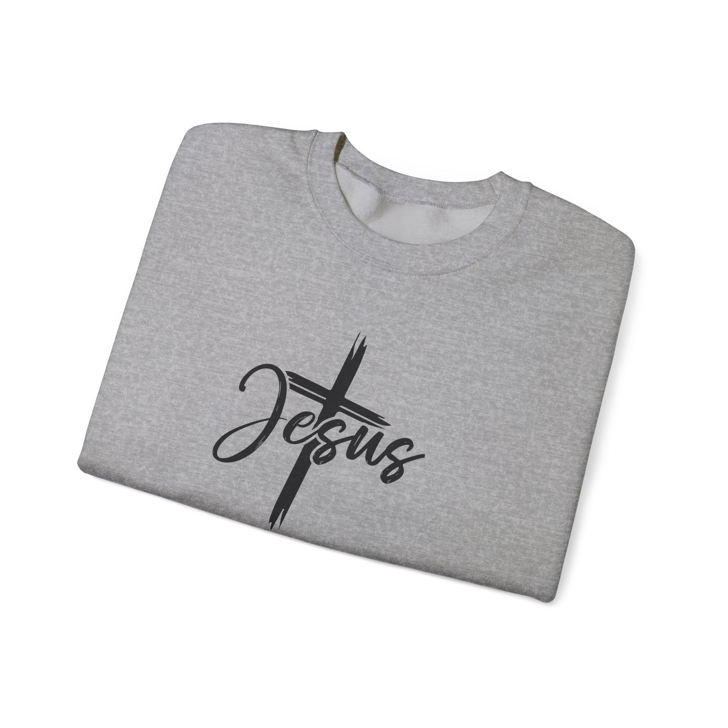 Speak the Name of Jesus™ Crewneck Sweatshirt Prayer Faith Religious Christian Gifts