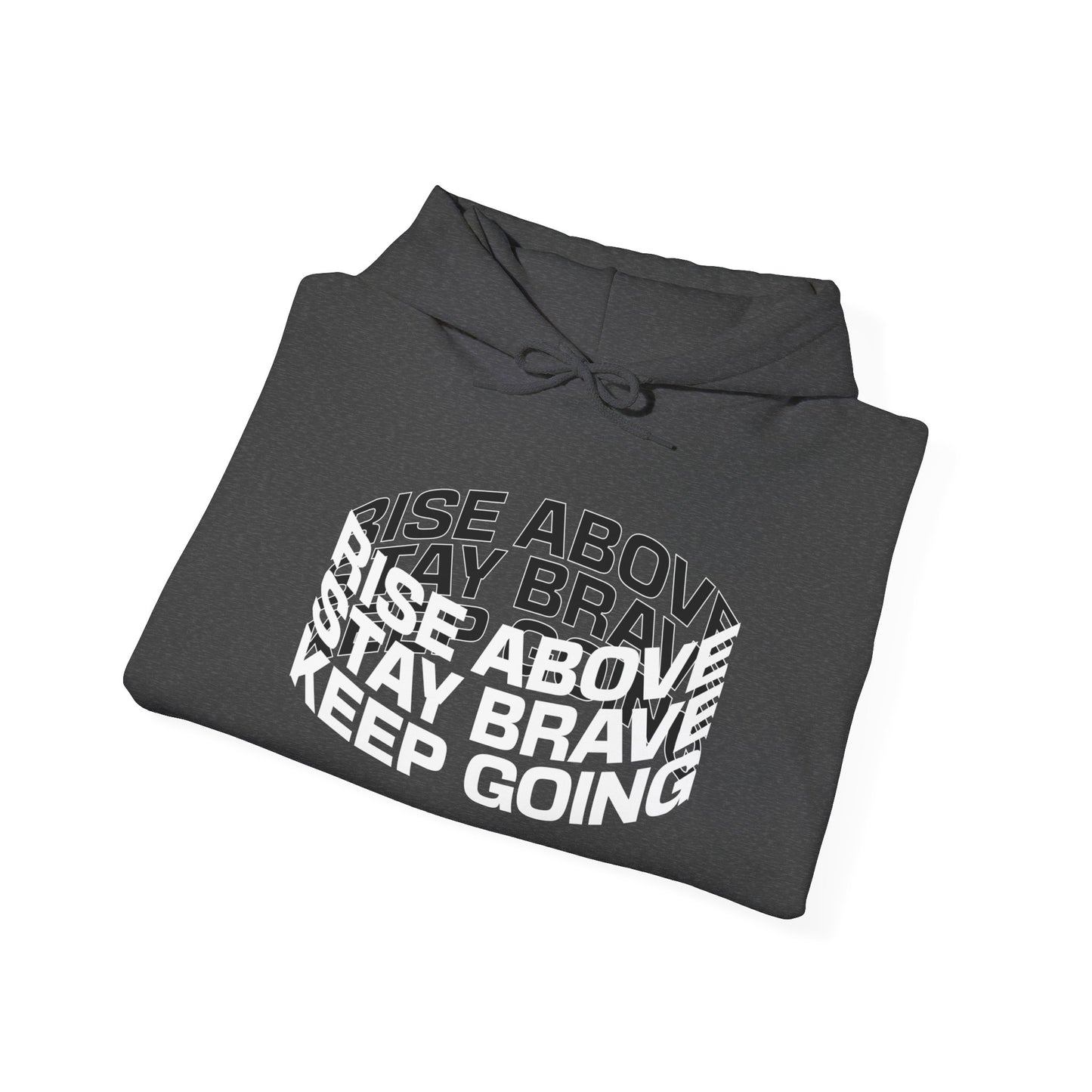 Rise Above - Unisex Heavy Blend™ Hooded Sweatshirt Empowerment Hoodie Motivational, Inspirational