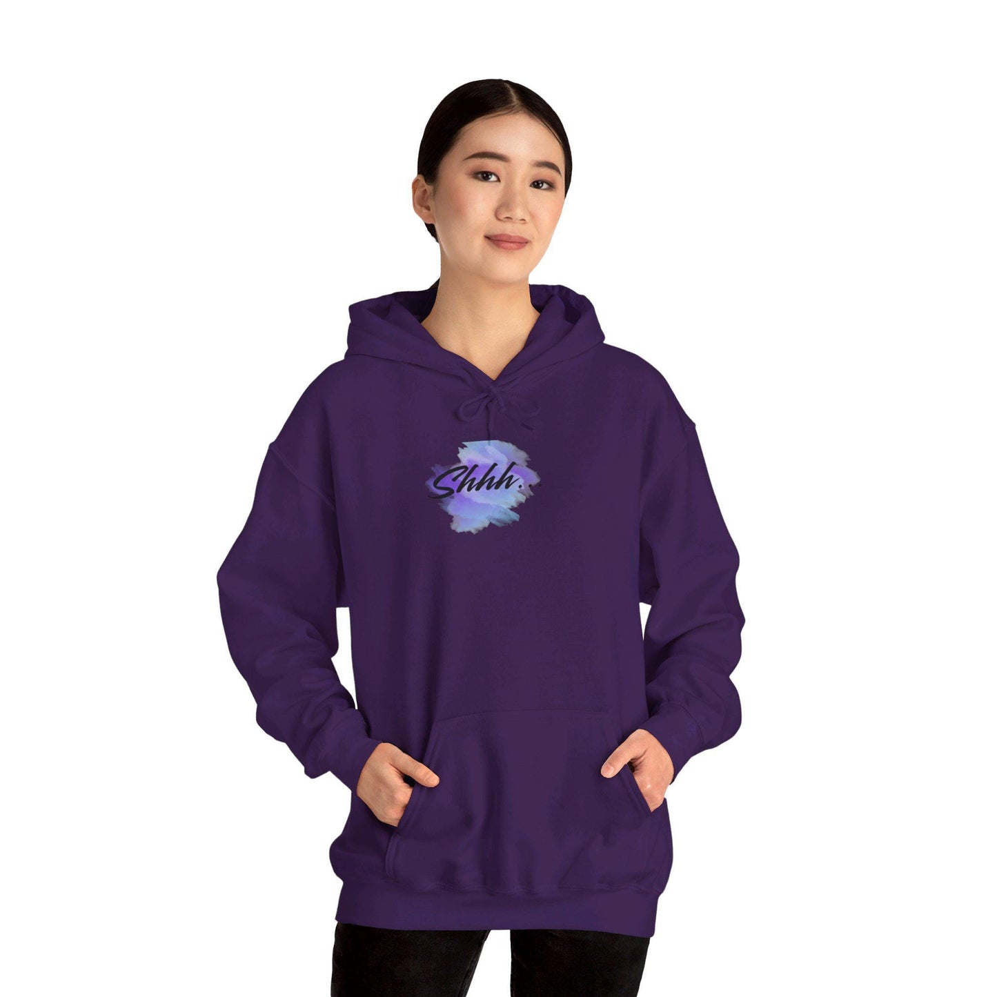 Stay Silent -Unisex Heavy Blend™ Hooded Sweatshirt, Women's sarcastic hoodie, sassy graphic quote top, double-sided