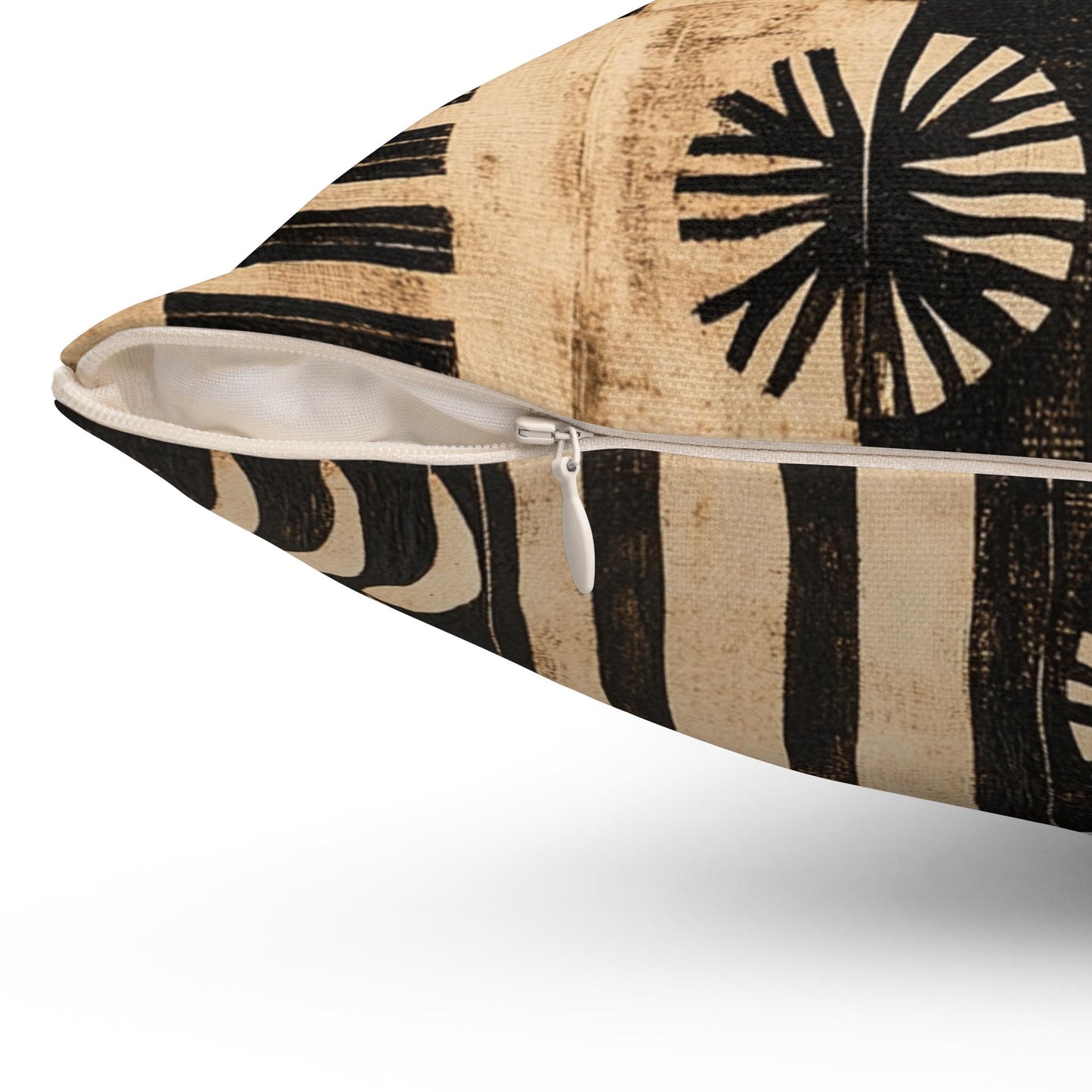 Heritage Threads Throw Pillow, African Print Square plush, accent