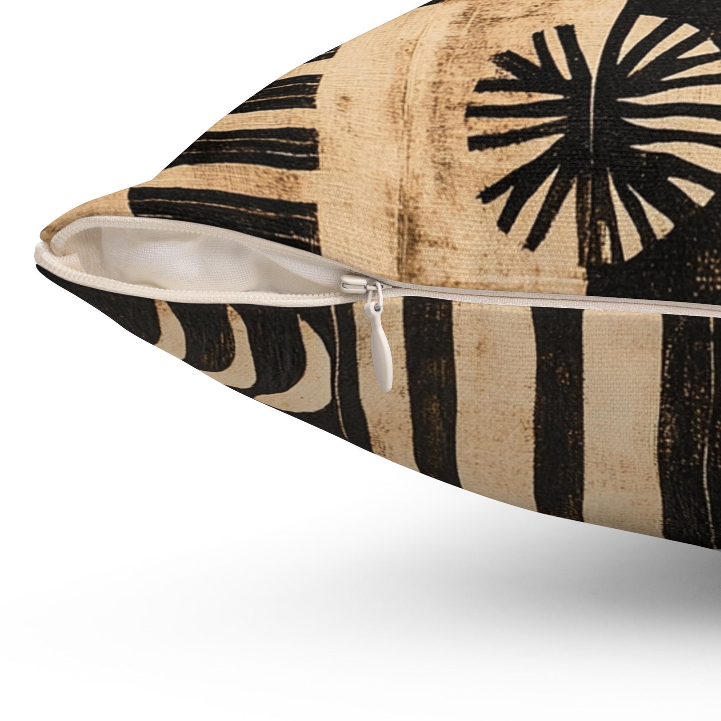 Heritage Threads Throw Pillow, African Print Square plush, accent
